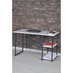 Movia Home Metal Çalışma Masası Ofis Bilgisayar Laptop Masası - Y: 73 cm D: 60 cm G: 120 cm - Beyaz