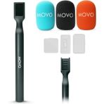 Movo WMX-HM Kablosuz Röportaj Mikrofon Adaptörü - DJI Mic, Rode Wireless GO, Hollyland Lark ve Daha Fazlası ile Uyumlu - Kablosuz Mini ve WMX-2 Sistemleriyle Çalışır - Elde Taşınabilir Mikrofon