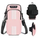 MOVOYEE Koşu Kol Bandı Cep Telefonu Crossbody Çanta Kadın Çocuklar için, iPhone 14 13 12 11 Pro Max Xs Xr X 8 7 6 6S Plus SE Mini Kılıf, Galaxy S23 S22 S21 Ultra Edge Note 20 Anahtar Kol Çantası Bandı