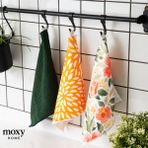 Moxy Home Desenli Mikrofiber Temizlik Bezi 3'lü Set Bahar Esintisi Desenli 30x30CM