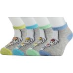 Moyra Socks 4'lü Desenli Unisex Bebek Çorabı - 3 Yaş - Renkli