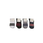 Moyra Socks Moyra Socks 3 Adet Çizgili Soket Çorap Çok Renkli 36-39