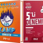 Mozaik Yayınları 8. Sınıf Lgs Kamp Sömestır 1. Dönem Ve Ünlü 5 Li Deneme Seti 2 Kitap