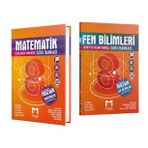 MOZAİK YAYINLARI 8. Sınıf Matematik - Fen Bilimleri Soru Bankası (2 Kitap)