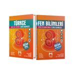 MOZAİK YAYINLARI 8. Sınıf Türkçe - Fen Bilimleri Soru Bankası (2 Kitap)
