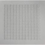 MozaiKristaL Beyaz Kristal Cam Mozaik Tüm Yüzeylerde Kullanılabilir Cam Ölçüsü: 23X23X4 mm File Karo Ölçüsü: 30X30 cm ( 1 Koli = 11 File Karo = 1 m2 Fiyatıdır )