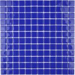 MozaiKristaL Havuz, Banyo, Sauna, Spa Ve Tüm Yüzeyler Için 25x25 Mm Mavi Cam Mozaik. - 25x25 mm - 31,5x31,5 cm