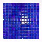 MozaiKristaL Havuz ve Tüm Yüzeyler Için 2,5x2,5cm. Lüsterli Mavi, 31,5X31,5CM. Fileli, Suya ve Isıya Dayanıklı Cam Mozaik - Mozaik ölçüler: 25x25mm. - File Karo Ölçüsü: 31,5x31,5cm. - Mavi Lüsterli