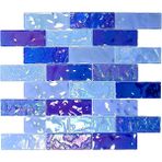 MozaiKristaL Havuz ve Tüm Yüzeyler Için Cam Ebatı 36x98x6 mm, File Ebatı 30x30 cm Fileli Ird. Mavi Kristal Mozaik. ( 1 Koli = 11 File Karo = 1 m2 Fiyatıdır ) - Cam ölçüleri: 36x98x6 mm. - File Karo ölçüsü: 30x30cm.