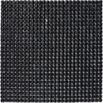 MozaiKristaL Hobi ve Sanatsal Çalışmalar Için 10X10MM. Inci, 31,5X31,5CM. Fileli Cam Mozaik. ( 1 File Karo Fiyatıdır. ) - Siyah