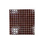 MozaiKristaL Hobi ve Sanatsal çalışmalar için 25x25 Ç. Kahve 31,5x31,5cm. Fileli Cam Mozaik. (1 File Karo Fiyatı)