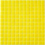 MozaiKristaL Mutfak, Banyo, Havuz ve Tüm Yüzeyleri İçin Cam Mozaik. Cam Ölçüsü: 5 Mm. File Ölçüsü: 31.5X31.5 Cm. Renk: Civciv Sarısı (1 Koli=10 File Karo=1m2 Fiyatıdır) - 31,5 x 31,5 cm