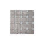 MozaiKristaL Mutfak Tezgah Arası 23x48x48x4 Mm Krom Mix. Kristal Cam Seramik ( 1 Koli = 1 M2 Fiyatıdır )
