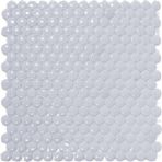 MozaiKristaL Mutfak Tezgah Arası, Banyo, Havuz, Sauna, Spa, Ev, Bahçe ve İşyeri, Yaşam Alanlarının Tüm Yüzeyleri İçin 22 Mm. Yuvarlak Cam Mozaik. ( 1 Koli = 1 m2 fiyatıdır ) - Beyaz