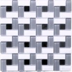MozaiKristaL Mutfak Tezgah Arası, Banyo, Havuz, Sauna, Zemin, Duvar ve Tüm Yüzeyleri Için Kristal Cam Mozaik. Cam Ebatı: 23X23X4X4 Mm. File Ölçüsü: 30X30CM. (1 Kutu=11 File=1m2 Fiyatıdır ) - Mozaik ölçüleri: 23x23, 23x48mm. File Karo ölçüsü: 30 x 30 cm