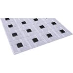 MozaiKristaL Mutfak Tezgah Arası Kristal Cam Mozaik. Cam Ölçüleri: 23X23X48X4 Mm. File Ölçüsü: 30X30 Cm. ( 1 Koli = 1 m2 Fiyatıdır ) - Beyaz - Gümüş
