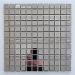 MozaiKristaL Mutfak Tezgah Arası ve Iç Dekorasyon Için 23X23X4MM. Gümüş Krom, 30X30CM. Fileli Kristal Mozaik. ( 1 M2 Fiyatıdır ) - Mozaik ölçüleri: 23x23mm - File Karo ölçüsü: 30x30 cm.