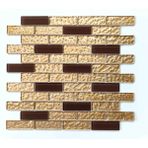 MozaiKristaL Mutfak Tezgah Arası ve İç Dekorasyon İçin Kristal Cam Mozaik. Cam Ölçüsü: 23X73 Mm. File Ölçüsü: 30X30 Cm. ( 1 Koli = 1 m2 Fiyatıdır )