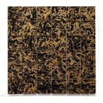 MozaiKristaL Mutfak Tezgah Arası ve İç Dekorasyon İçin Kristal Cam Mozaik. Cam Ölçüsü: 48X48X6 Mm. File Ölçüsü: 30X30 cm ( 1 Koli = 1 M2 FİYATIDIR ) - Siyah - Bronz