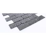 MozaiKristaL Mutfak Tezgah Arası ve Iç Mekan Dekorasyon Uygulamalarınız Için Gümüş Krom Kristal Cam Mozaik. Cam Ölçüsü: 48X98X6 Mm. File Ölçüsü: 30X30 Cm.