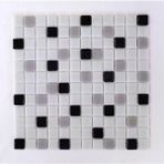 MozaiKristaL Mutfak Tezgah Arası ve Tüm Yaşam Alanları İçin Cam Mozaik. Taş Ölçüleri: 25X25X5 Mm. File Ölçüsü: 31.5X31.5 cm. ( 1 Koli = 10 File = 1 m2 Fiyatıdır ) - Beyaz - Siyah - Gri