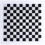 MozaiKristaL Mutfak Tezgah Arası ve Tüm Yaşam Alanları İçin Cam Mozaik. Taş Ölçüleri: 25X25X5 Mm. File Ölçüsü: 31.5X31.5 cm. ( 1 Kutu = 1 m2 Fiyatıdır ) - Beyaz - Siyah