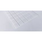 Mozaikristal Mutfak tezgah arası ve tüm yüzeyler için Kristal Cam Mozaik, Renk: Beyaz, Cam ölçüsü: 48x48x4 mm, File ölçüsü: 30x30 cm. ( 1 Kutu = 11 File Karo = 1 m2 Fiyatıdır. )