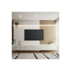 Mozide MDF Opaco TV Ünitesi 200 cm - Mat Beyaz