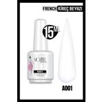 MOZIUR A001 (FRENCH KİREÇ BEYAZI) Uv Led Kalıcı Oje 15ml Ana Renkler