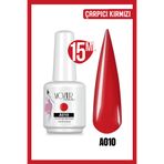 MOZIUR Kalıcı Oje Uv Led A010 (KIRMIZI SERİSİ) 15ml