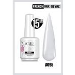 MOZIUR Kalıcı Oje UV Led A095 FRENCH RK BEYAZI (ANA RENKLER) 15ml