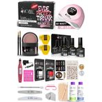 MOZIUR Protez Tırnak & Kalıcı Oje & Nail Art Seti (BUILDER ŞABLON)
