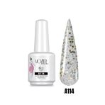 Mozıur Simli Seri A114 Uv Led Kalıcı 15 ml Oje