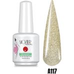Mozıur Simli Seri A117 Uv Led Kalıcı 15 ml Oje