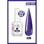 Mozıur Simli Seri A120 Uv Led Kalıcı 15 ml Oje
