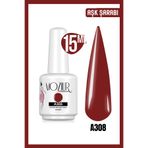 Mozıur Uv Led A308 Kırmızı Kalıcı 15 ml Oje
