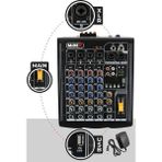 MP-400 Amfili Power Mikser 2X200 Watt 4 Kanal (Bluetooth USB Efekt Kayıt)