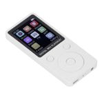 Mp3 Çalar Mp4 Çalar Hafıza Kartı Müzik Için Ultra İnce Taşınabilir Mp3 Çalar, Destek Resimleri Renkli Ekran Mp4 Video Oynatıcı Mp3 Mp4 Çalarlar (WHITE)