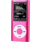 Mp3 Çalar Ses Kayıt Fm Radyo Sd Kart Girişli Mp4 Player 1.8 Inç Renkli Ekran Pembe