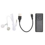 MP3 Çalar, Taşınabilir Mini MP3 Çalar Kayıpsız Ses Dijital Müzik Çalar 64G'ye Kadar Hafıza Kartı Cebi Kulaklıklı Ve Şarj Kablolu MP3 Çalar(Siyah)