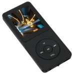 MP3 MP4 Çalar, Çoklu Formatlarda Kayıt Desteği 64GB Genişletilebilir Müzik Çalar Koşu Için FM Radyolu Elektronik Kitap (Siyah)