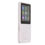MP3 MP4 Çalar Ultra İnce Dijital Müzik Çalar Desteği Küçük Hafıza Kartı Aksesuarları (Beyaz)