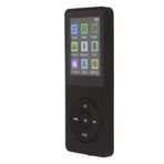 MP3 MP4 Çalar Ultra İnce Dijital Müzik Çalar Desteği Küçük Hafıza Kartı Aksesuarları (Siyah)