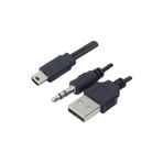 Mp3 Mp4 Player Müzik Kutusu Usb Şarj Ve 3.5Mm Aux Kablo (Müzik Kutusu Kablosu)