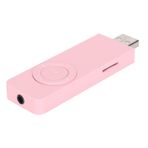 Mp3 Müzik Çalar, 32GB Hafıza Kartı, Kulaklıklı Şarj Edilebilir Mp3 Müzik Çalar, Destek MP3/WMA formatı, Şık şekil tasarımı, Müzik Dinlemek Için Zarif Hediyeler (Pembe)
