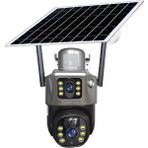 MPIA Mpıa Mika 3 Mp + 3 Mp Çift Lens Solar Güneş Enerjili Tf Kart Girişli 4g Simkart Desteli Ip Güvenlik Kamerası - Siyah