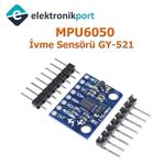 MPU6050 İvme Sensörü GY-521 6 Eksen Eğim Gyro Jiroskop Modülü