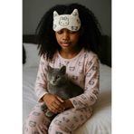 MPY GLOBAL Kedi Figürlü Çocuk Uyku Bandı ,Göz Bandı, Uyku Maskesi, 8-9 yaş ve sonrası