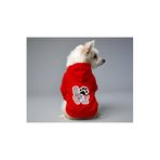 MPZ PETS Kedi ve Köpek Kıyafeti & Elbisesi Kırmızı Hoodie Love L
