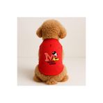MPZ PETS Kedi ve Köpek Kıyafeti & Elbisesi Kırmızı Mickey Mouse Atlet L